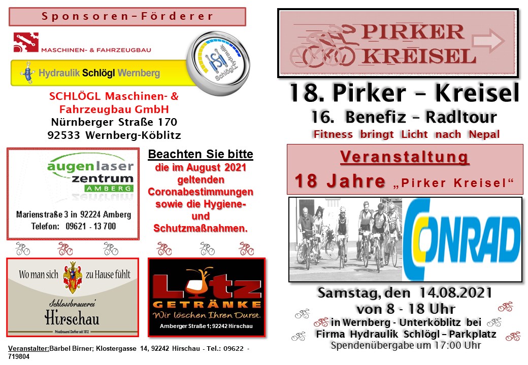 Sponsoren und Ankündigung